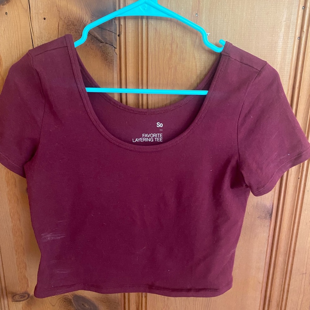 So Layering Crop Tee